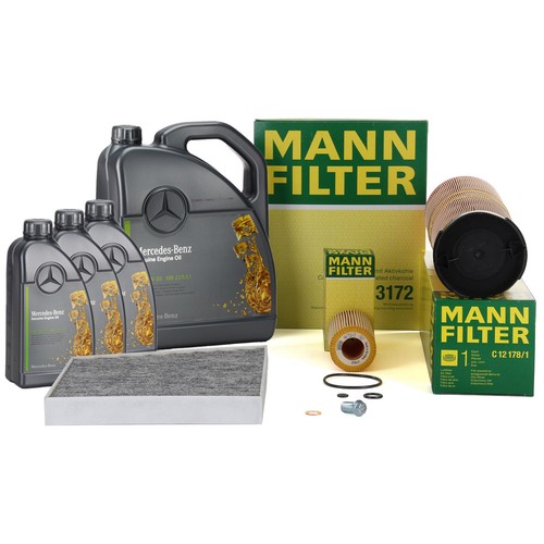 Mann filterset tlg - 3-tlg, 8l