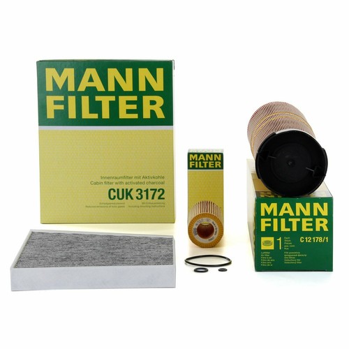 Mann filterset tlg - filterset, 3-tlg