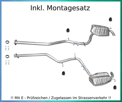 Endschalldämpfer mercedes - endschalldämpfer,